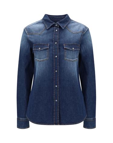 야곱코헨 [해외직구][K68]JACOB COHEN JDMC0044S4210 200F 여성 셔츠 남방 긴팔 반팔 블라우스 Lightweight denim Western long sleeve Shirt