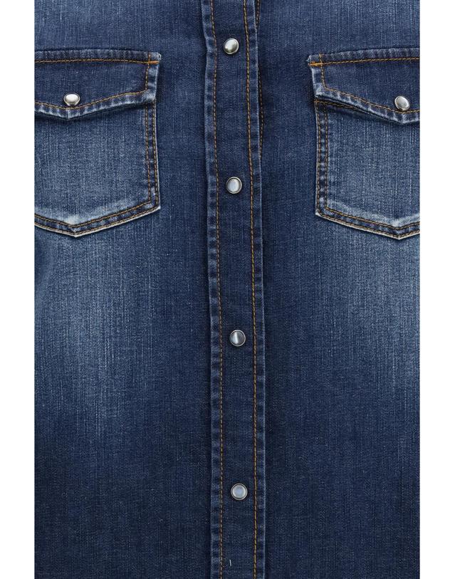 야곱코헨 [해외직구][K68]JACOB COHEN JDMC0044S4210 200F 여성 셔츠 남방 긴팔 반팔 블라우스 Lightweight denim Western long sleeve Shirt 착용컷