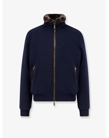 [해외직구][N85]MOORER MOUBO100097 남성 자켓 블레이저 코트 패딩 MOORER Bellati Mrw wool and cashmere jacket with fur detail