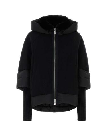 [해외직구][X45]MOORER MEDEAMR3 NERO 여성 패딩 다운자켓 다운베스트 푸퍼자켓 Black wool blend Medea down jacket