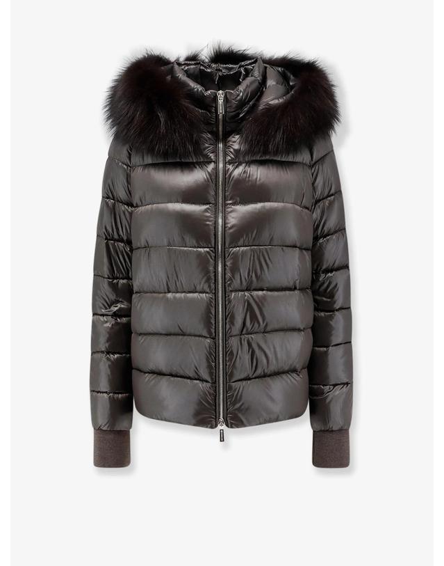무어레르 [해외직구][N85]MOORER MODGI300009 여성 자켓 블레이저 코트 패딩 MOORER Pegaso a removable wool and cashmere blend down jacket 착용컷
