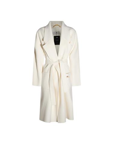 엘리자베타 프란키 [해외직구][Q11]ELISABETTA FRANCHI CP01D66E2193 여성 코트 IVORY WOOL LONG COAT