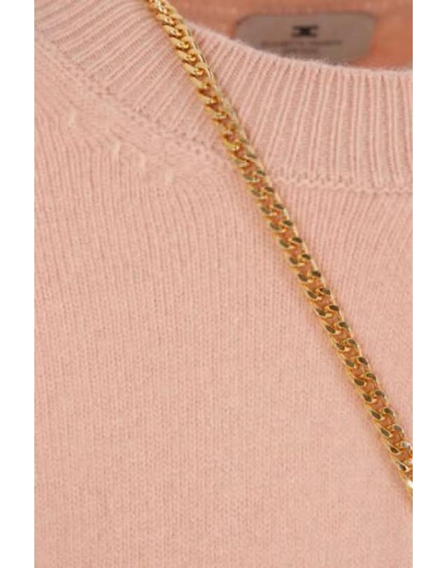 엘리자베타프랑키 엘리자베타 프란키 [해외직구][E32]ELISABETTA FRANCHI AM23T66E2EA1 여성 원피스 ELISABETTA FRANCHI knit mini dress with chain detail 착용컷