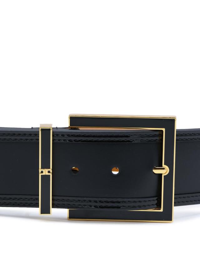 엘리자베타프랑키 엘리자베타 프란키 [해외직구][Q11]ELISABETTA FRANCHI CT36S67E2110 여성 벨트 허리띠 BLACK BRANDED BELT 착용컷