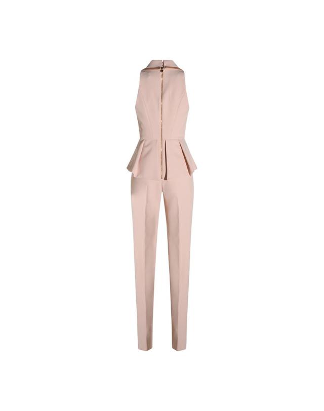 엘리자베타프랑키 엘리자베타 프란키 [해외직구][S27]ELISABETTA FRANCHI TU06666E2EA1 여성 점프수트 바디수트 오버롤 수트 셋업 로고 NUDE STRETCH JUMPSUIT 착용컷