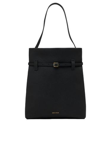 [해외직구][V90]마누아틀리에 2024147TOTE DU JOURBLACK 여성 숄더백 호보백 크로스백 Tote du Jour Medium Shoulder Bag