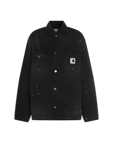 [해외직구][S27]칼하트 I03702389EJ 여성 데님자켓 청자켓 캐주얼자켓 재킷 봄버 보머 BLACK MICHIGAN DENIM JACKET
