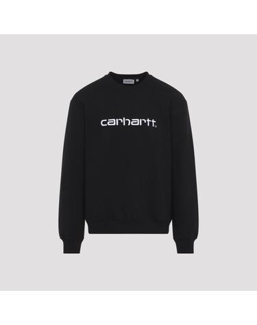 [해외직구][D14]칼하트 I0305460D2XX BLACK WHITE 남성 맨투맨 후드 스웨트셔츠 집업 Carhartt Wip Sweatshirt