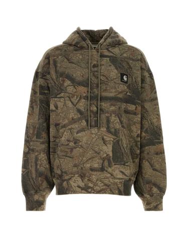 [해외직구][X45]칼하트 I037164 3ZQGD 남성 맨투맨 스웨트셔츠 후드 Printed cotton Hooded Feather Tree Sweat