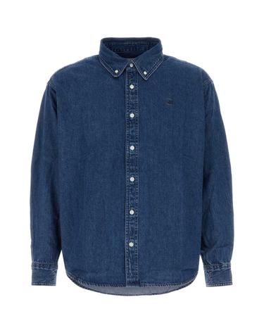 [해외직구][X45]칼하트 I034525 106 남성 셔츠 남방 긴팔 반팔 Blue denim L S Lucas Shirt