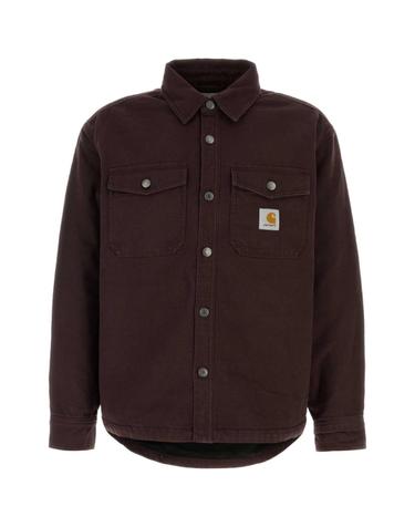 [해외직구][X45]칼하트 I035305 33HXX 남성 셔츠 남방 긴팔 반팔 Chocolate canvas Selby Shirt Jac