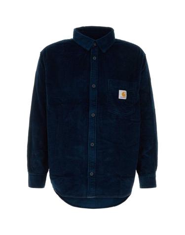 [해외직구][X45]칼하트 I037059 1C02 남성 셔츠 남방 긴팔 반팔 Navy blue corduroy Loyde Shirt