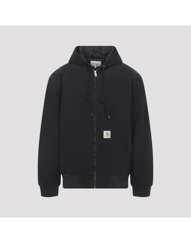 [해외직구][D14]칼하트 I037584894O BLACK 남성 자켓 코트 아우터 Carhartt Wip Og Active Jacket