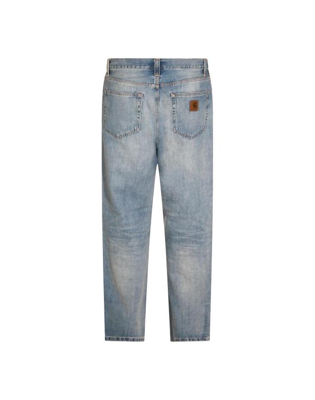 칼하트 윕 [해외직구][S27]칼하트 I03672801UR 남성 데님 청바지 진 와이드진 스트레이트진 바지 플레어진 BLUE COTTON AARON JEANS 착용컷