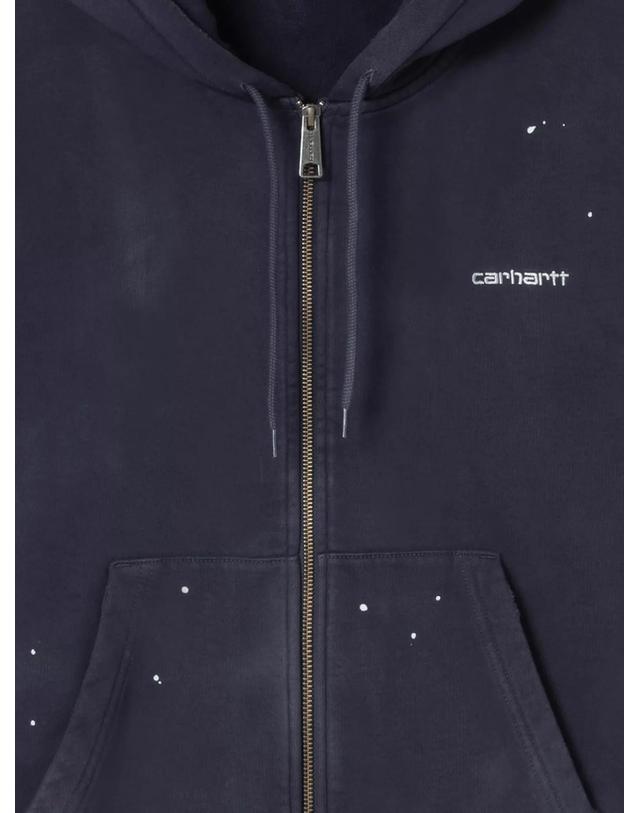 칼하트 윕 [해외직구][N85]칼하트 I036913 남성 맨투맨 후드 스웨트셔츠 CARHARTT WIP Hooded Painter cotton sweatshirt with embroidered logo on the front 착용컷