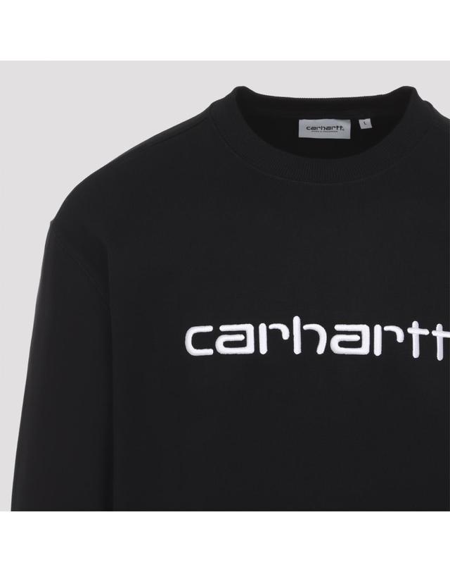 칼하트 윕 [해외직구][D14]칼하트 I0305460D2XX BLACK WHITE 남성 맨투맨 후드 스웨트셔츠 집업 Carhartt Wip Sweatshirt 착용컷