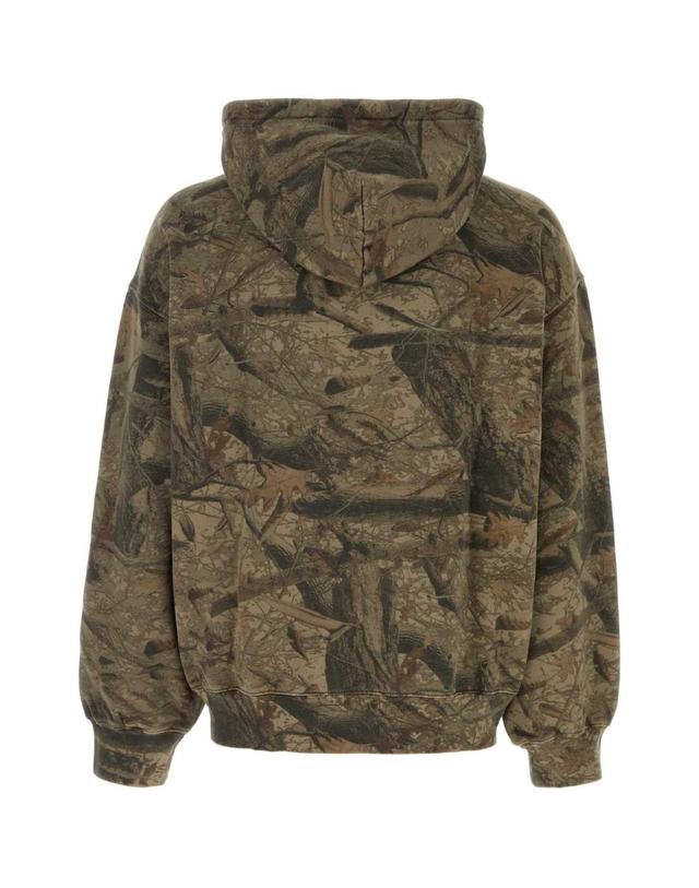 칼하트 윕 [해외직구][X45]칼하트 I037164 3ZQGD 남성 맨투맨 스웨트셔츠 후드 Printed cotton Hooded Feather Tree Sweat 착용컷