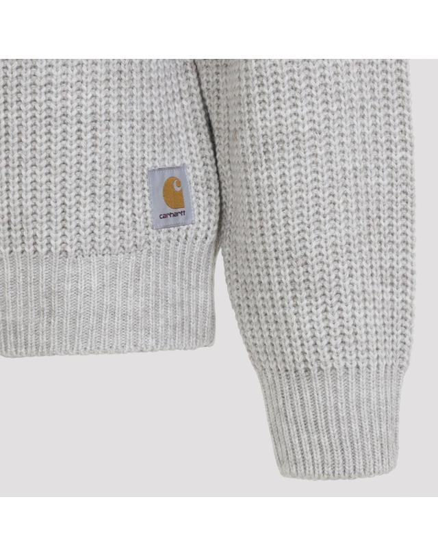 칼하트 윕 [해외직구][D14]칼하트 I0353882LPXX FLEUR DE SEL 남성 니트 스웨터 가디건 Carhartt Wip Firth Sweater 착용컷