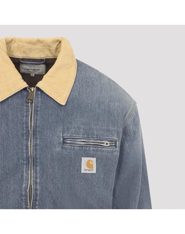 칼하트 윕 [해외직구][D14]칼하트 I0375352XNEX BLUE DUSTY H BROWN 남성 자켓 코트 아우터 Carhartt Wip Og Detroit Jacket 착용컷