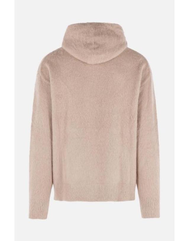 로베르토 콜리나 [해외직구][E32]ROBERTO COLLINA 263MYB4530703 남성 니트 스웨터 ROBERTO COLLINA cotton blend hooded sweater 착용컷