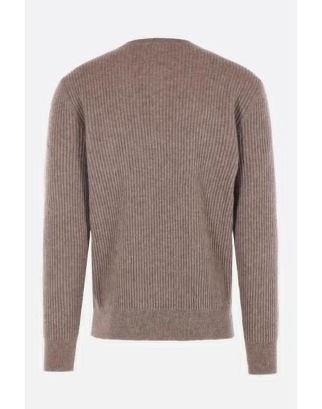 로베르토 콜리나 [해외직구][E32]ROBERTO COLLINA 263MYB3531562 남성 니트 스웨터 ROBERTO COLLINA henley sweater in cashmere and silk 착용컷