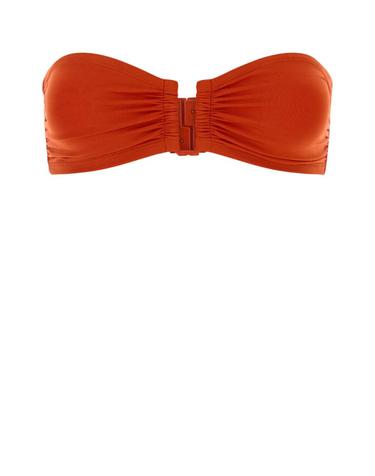 [해외직구][X45]ERES 031404 ROOIBOS 여성 수영복 비키니 커버업 스윔웨어 Coral stretch nylon Show bikini top