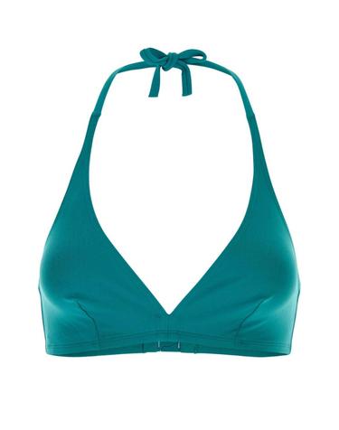 [해외직구][X45]ERES 031402 PERSANE 여성 수영복 비키니 커버업 스윔웨어 Teal green stretch nylon Gang bikini top