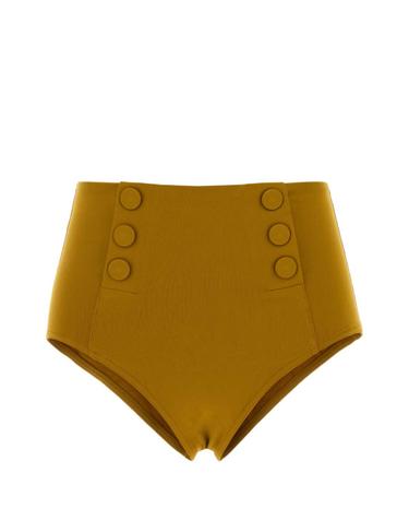 [해외직구][X45]ERES 042605 OR26A 여성 수영복 비키니 커버업 스윔웨어 Mustard stretch nylon Flaneuse bikini bottom