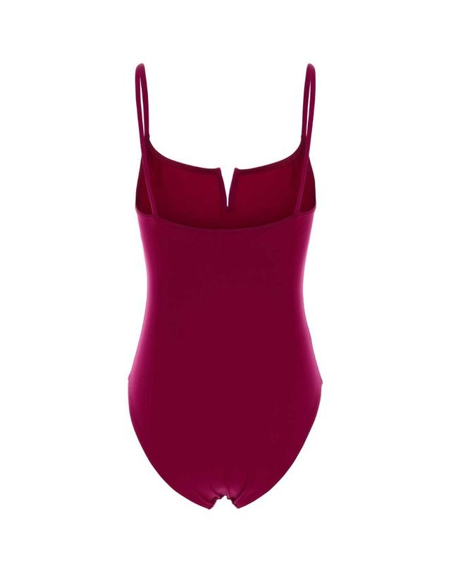 에레스 [해외직구][X45]ERES 012643 BONBON 여성 수영복 비키니 커버업 스윔웨어 Fuchsia stretch nylon Intense swimsuit 착용컷