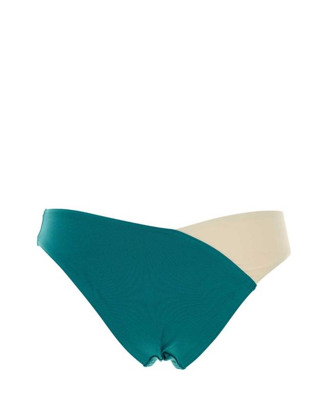 에레스 [해외직구][X45]ERES 042611 PERSANEPERCALE 여성 수영복 비키니 커버업 스윔웨어 Teal green stretch nylon dialogue bikini bottom 착용컷