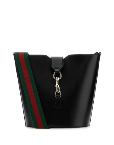 [해외직구][X45]구찌 782904AADDY 1060 여성 숄더백 크로스백 버킷백 탑핸들백 Black leather small bucket bag