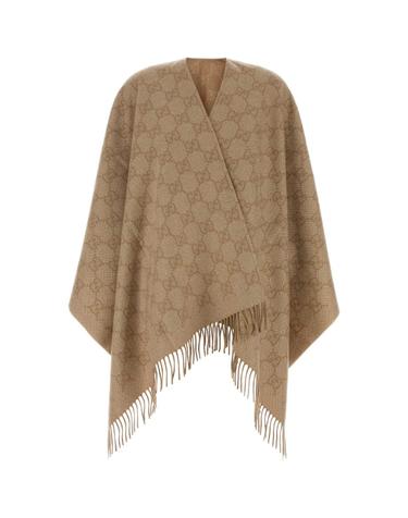 [해외직구][X45]구찌 8532163GAMK 9079 여성 코트 하프 롱 트렌치 오버코트 코트자켓 Embroidered cashmere blend cape