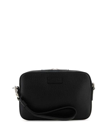 [해외직구][X45]구찌 795465FADJK 1000 남성 클러치백 파우치백 Black leather small clutch
