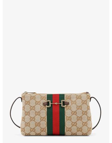 [해외직구][N85]구찌 867130 여성 크로스백 숄더백 쇼퍼백 GUCCI GG fabric crossbody with Nastro Web detail on the front