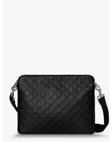 [해외직구][N85]구찌 850214 남성 벨트백 힙색 범백 GUCCI GG Emblem leather crossbody bag