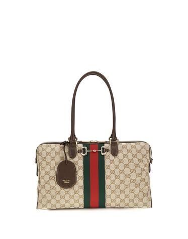 [해외직구][K68]구찌 866734FAFV9 9653 여성 토트백 쇼퍼백 탑핸들백 핸드백 Large Horsebit Web top Handle Bag