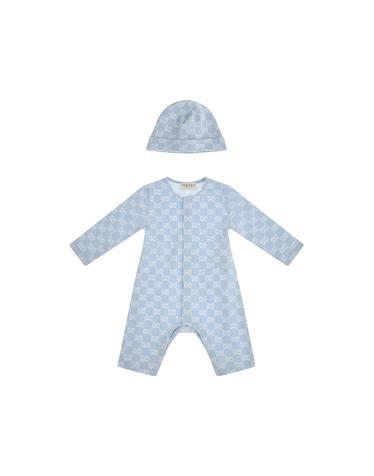 [해외직구][K68]구찌 870882XJHA9 4914 남아 악세사리 패션소품 양말 키즈소품 GG cotton pique Baby gift Set