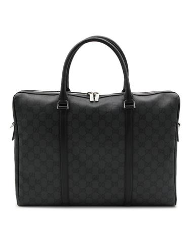 [해외직구][B47]구찌 A0007XFAF8A1000 남성 토트백 가방 BLACK LEATHER ESSENCE CLASSIC TOP HANDLE BAG