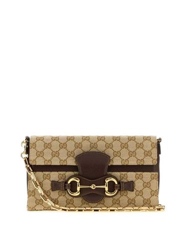 [해외직구][X45]구찌 A006KQFAGGX 9651 여성 크로스백 숄더백 미니백 탑핸들백 GG fabric medium Horsebit Ristretto shoulder bag