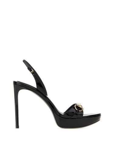 [해외직구][X45]구찌 A0065YAAF8M 1000 여성 샌들 슬리퍼 샌들힐 플립플랍 샌들힐 Black leather Donna sandals