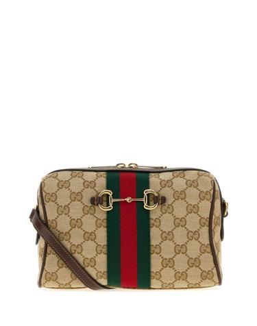 [해외직구][X45]구찌 A008PZFAFV9 9653 여성 크로스백 숄더백 미니백 탑핸들백 GG fabric small Gucci Horsebit Web crossbody bag