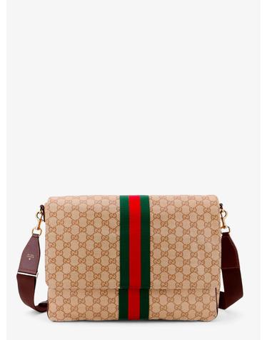 [해외직구][N85]구찌 A006JE 남성 벨트백 힙색 범백 GUCCI GG canvas crossbody bag with front Web detail