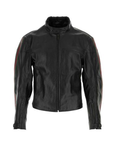 [해외직구][X45]구찌 874158XNBDW 1060 남성 데님 패딩 베스트 다운 블레이저 봄버 Black leather jacket