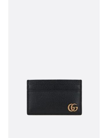 [해외직구][E32]구찌 657588DJ20T1000 남성 카드지갑 카드홀더 GUCCI GG Marmont card case in grainy leather
