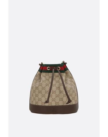 [해외직구][E32]구찌 A002GWFAF798547 여성 크로스백 숄더백 가방 슬링백 범백 벨트백 폰홀더 GUCCI Gucci Venice mini bucket bag in GG canvas