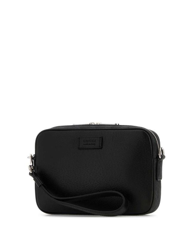 구찌 [해외직구][X45]구찌 795465FADJK 1000 남성 클러치백 파우치백 Black leather small clutch 착용컷