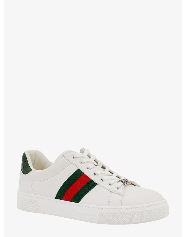 구찌 [해외직구][N85]구찌 757943 여성 스니커즈 단화 운동화 GUCCI Ace leather sneakers 착용컷