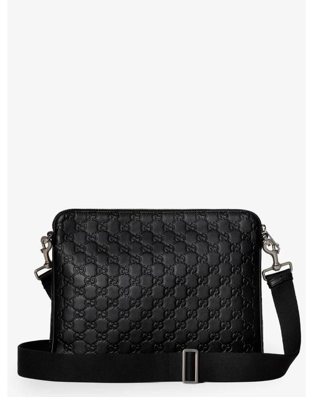 구찌 [해외직구][N85]구찌 850214 남성 벨트백 힙색 범백 GUCCI GG Emblem leather crossbody bag 착용컷