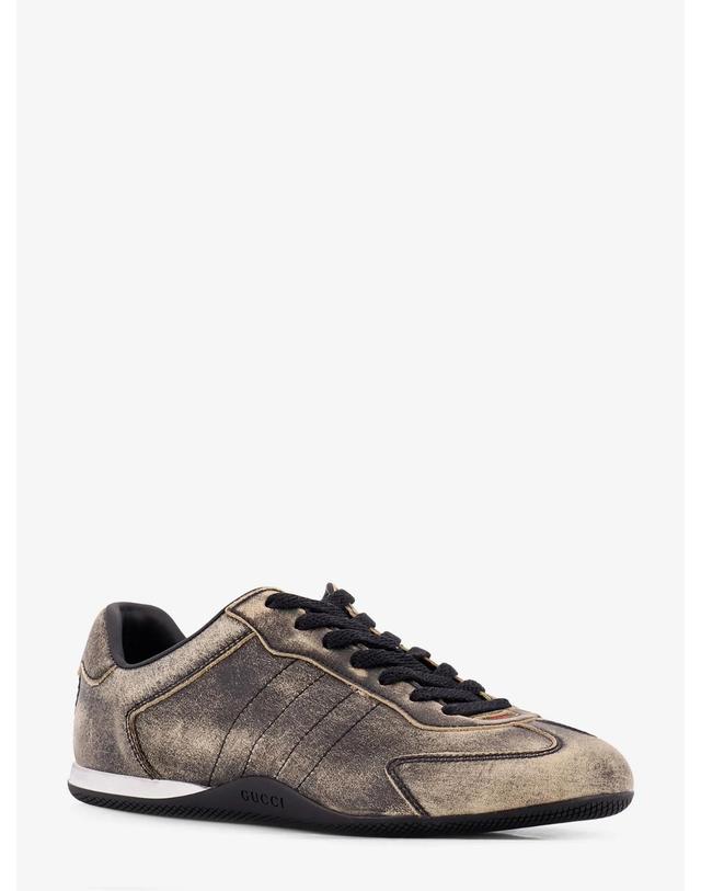 구찌 [해외직구][N85]구찌 857016 여성 스니커즈 단화 운동화 GUCCI Gucci Shift delave leather sneakers 착용컷