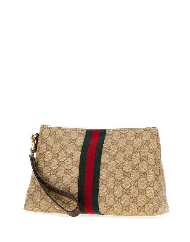 구찌 [해외직구][X45]구찌 875821FAF79 8547 남성 클러치백 파우치백 GG canvas small GG clutch 착용컷
